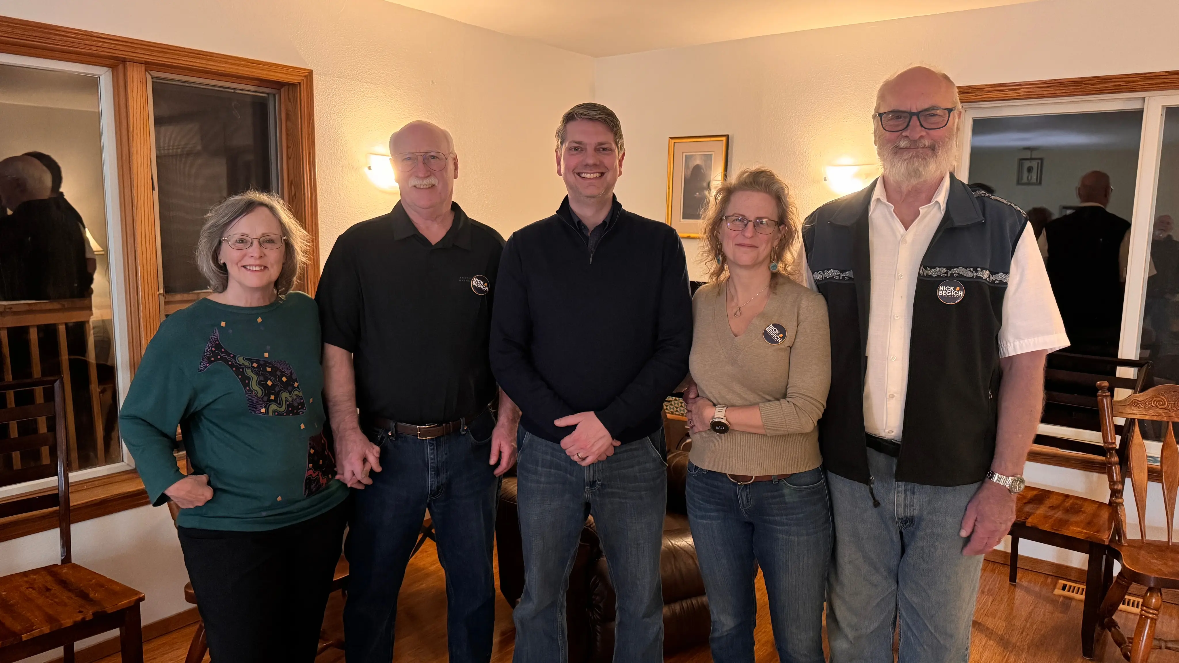 Congressman Begich with a group of supporters